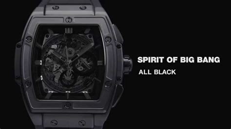 hublot spirit of big bang all black prix|big bang tourbillon 45mm.